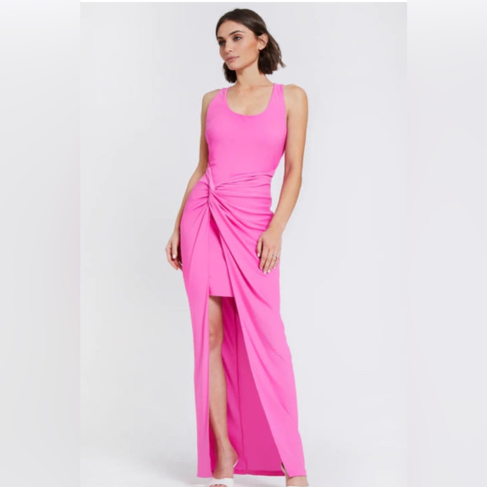 One33 Social Darcy Pink 6 Womens Long Maxi Dress